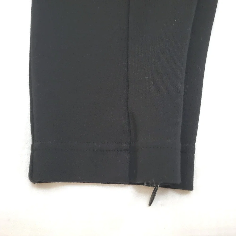 A New Day Black Pull On Ankle Zippers Skinny Ankle Crop Pants XL Career Office